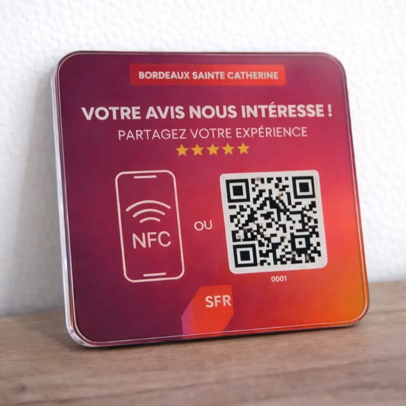 Plaque NFC Personnalisée - Image 4