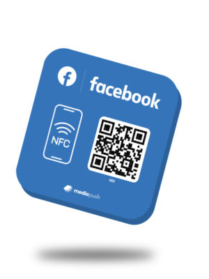 Plaque NFC Facebook