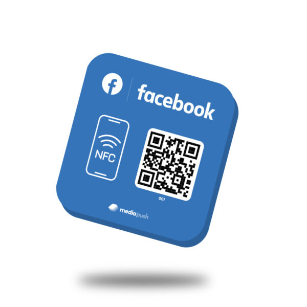 Plaque NFC Facebook