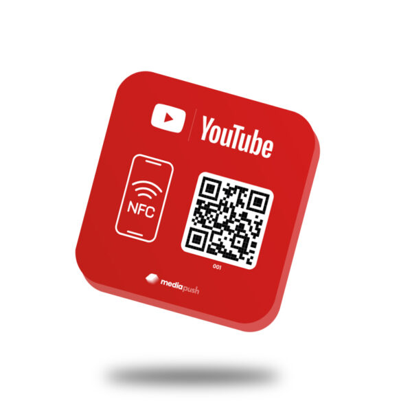 Plaque NFC Youtube